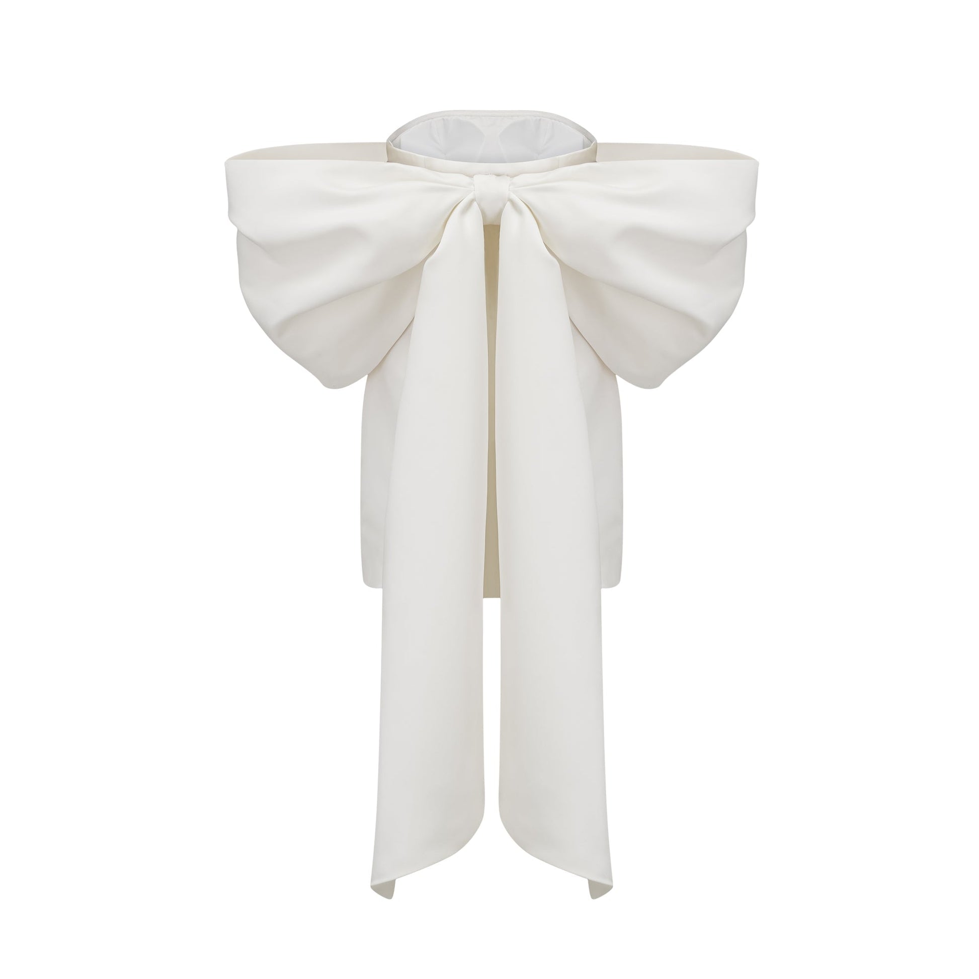 Hélène oversize-bow mini dress - Miss Rosier - Women's Online Boutique