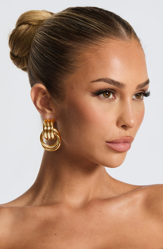 Melita Earring - Gold Accessories ONE SIZE Babyboo Fashion Premium Exclusive Design