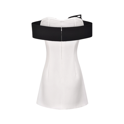 Serio Ludere-bowknot detail mini dress - itsy, it‘s different